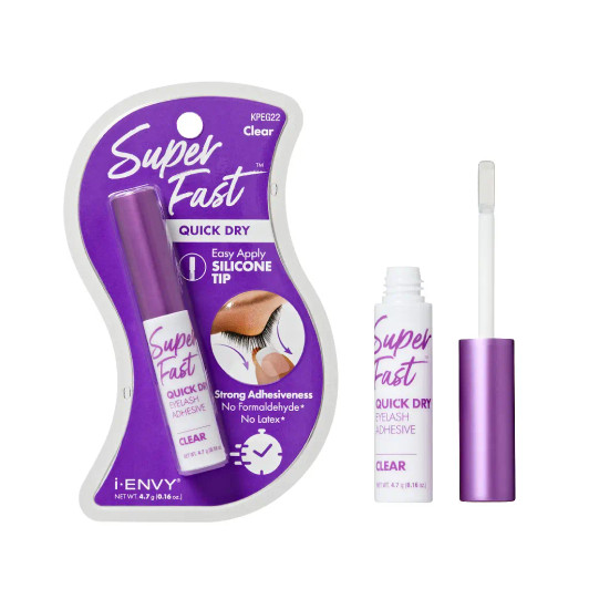 KISS I Envy Super Fast Quick Dry Clear Lash Glue - Clear