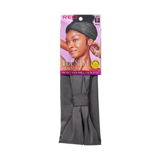 RED 7” Extra Wide Silky Dry-Fit Headwrap RED 7” Extra Wide Silky Dry-Fit Headwrap