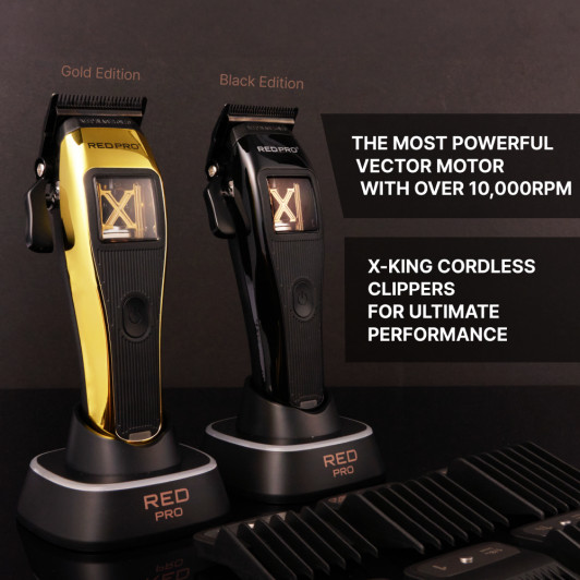RED Pro X-King Vector Motor Cordless Clipper Blade RED Pro X-King Vector Motor Cordless Clipper Blade