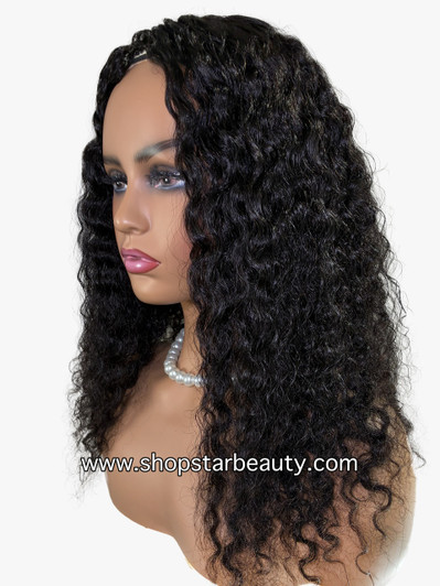 15A PINK LEMON GOLD 100% Human Hair V-Part Wig  V-WATER