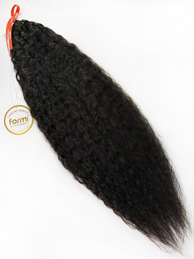 100% Virgin Hair Crochet Hair - Kinky Straight (14"-24") 100% Virgin Hair Crochet Hair - Kinky Straight (14"-24")