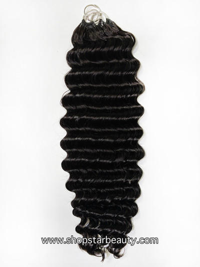 BOMB HAIR 100% Human Hair Crochet hair - Deep (18"-20") BOMB HAIR 100% Human Hair Crochet hair - Deep (18"-20")