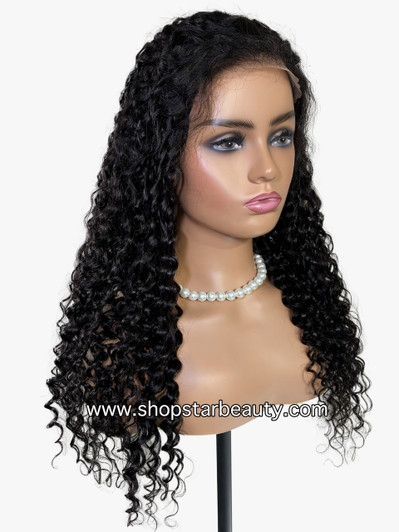 15A PINK LEMON GOLD 100% Human Hair 5X6 Lace Front Wig - KENTUCKY