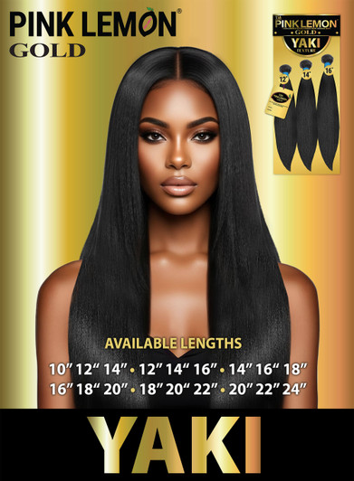 15A Pink Lemon Gold Brazilian 3 Bundle Multi Pack - YAKI