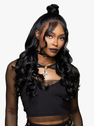 SENSATIONNEL Synthetic 13X4 HD Lace Front Wig - HEXDOLL  ELVIRA