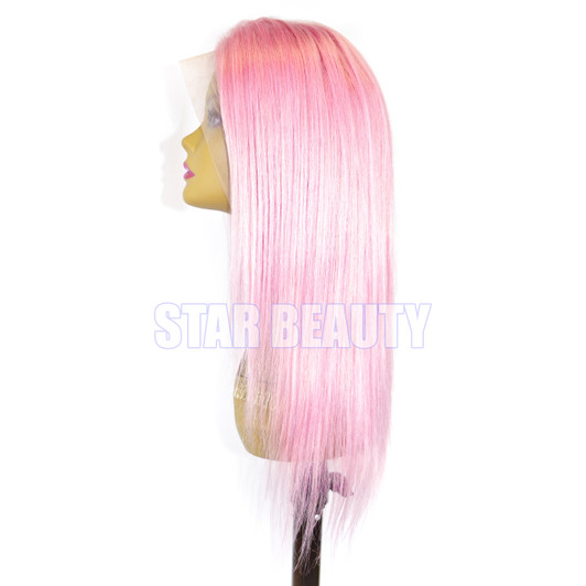 Bellatique 100% Human Hair Lace Wig 13X4 - KIM #T1B/ApplePink