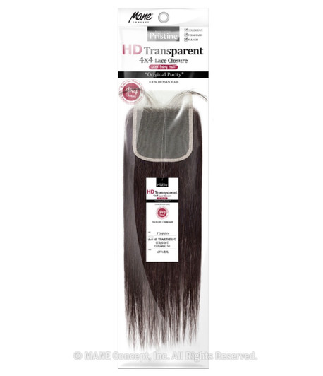 MANE CONCEPT Pristine HD Melting 4x4 Lace Closure - Straight