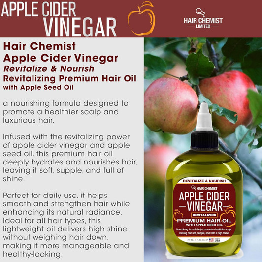 HAIR CHEMIST Apple Cider Revitalizing Premium Hair Oil (7.1oz)