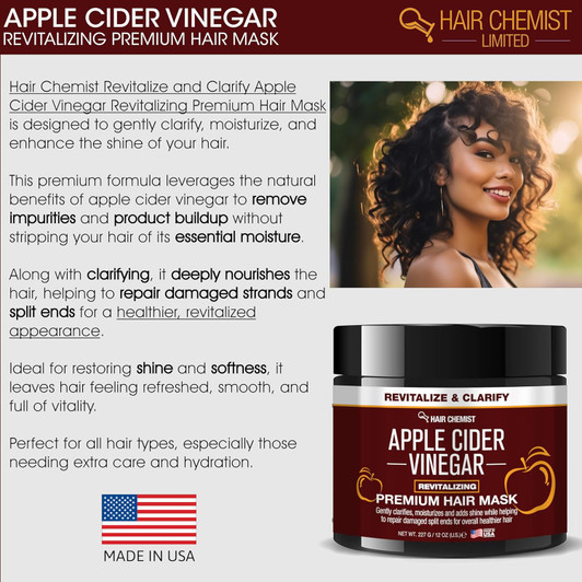 HAIR CHEMIST Apple Cider Revitalizing Premium Hair Mask (12oz)