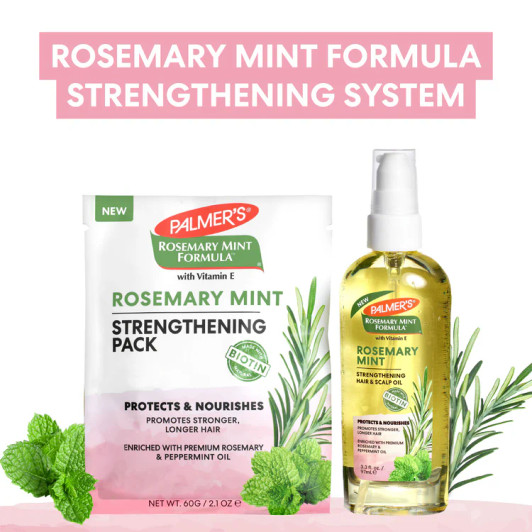 Palmers Rosemary Mint Strengthening Hair & Scalp Oil (3.3oz) Palmers Rosemary Mint Strengthening Hair & Scalp Oil (3.3oz)