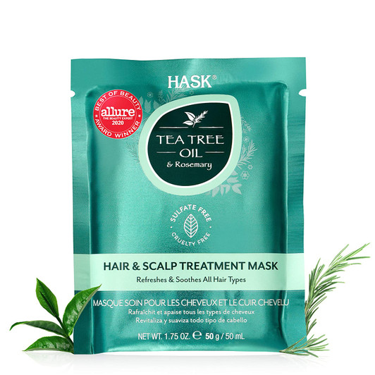 HASK Tea Tree Oil & Rosemary Hair & Scalp Treatment Mask (1.75oz)