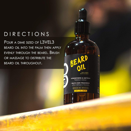 L3VEL3 Beard Oil (3.38oz)
