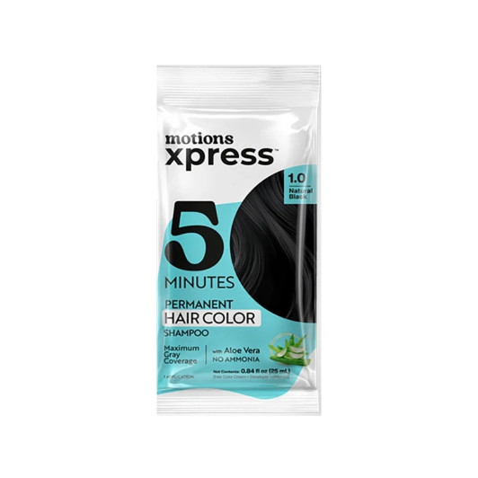 Motions Xpress Permanent Hair Color Shampoo (0.84oz)