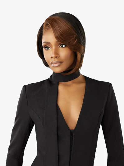 SENSATIONNEL Butta Lace Synthetic HD Lace Front Wig - CHIC BOB BOB UNIT 11