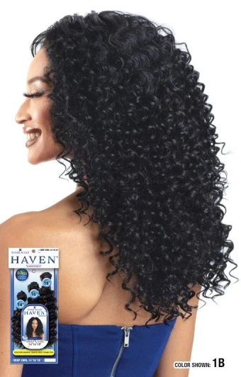 SHAKE N GO Weave Hair Multi Pack Haven - Deep Curl (14"16"18")
