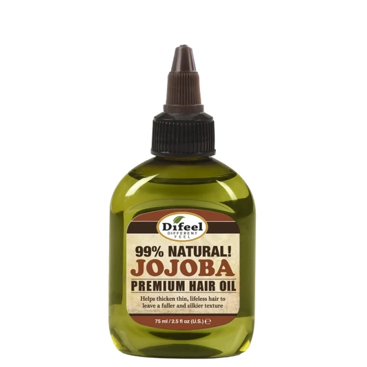 Difeel Premium Natural Hair Oil - Jojoba Oil (2.5 oz)