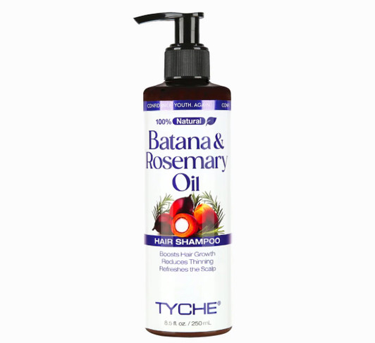 TYCHE 100% Natural Batana & Rosemary Hair Shampoo (8.5oz)
