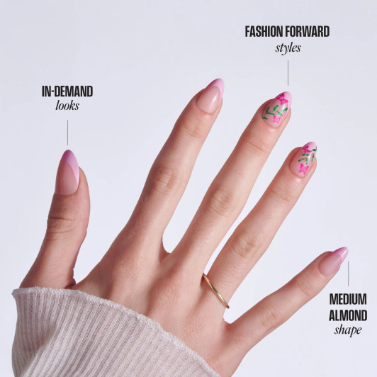 KISS Core Design Press On Nail - Springtime Splendor