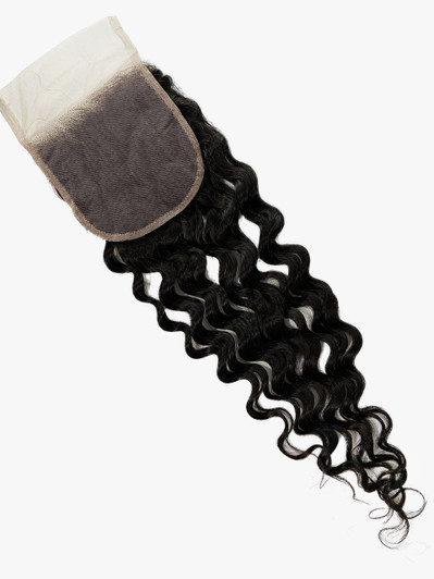 SILVER 100% Human Hair 5X5 HD Closure - Deep (10"- 20")