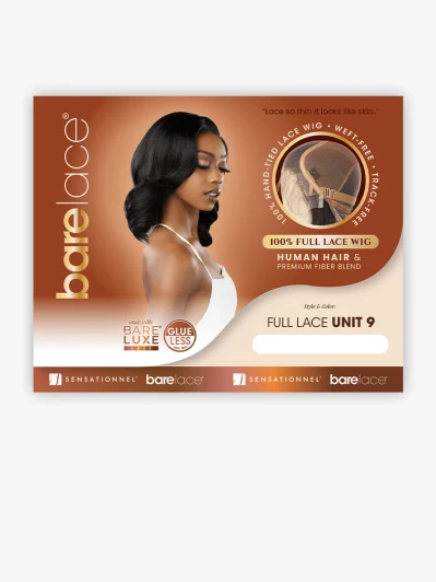 SENSATIONNEL Synthetic Bare Lace Full Lace Wig - UNIT 9