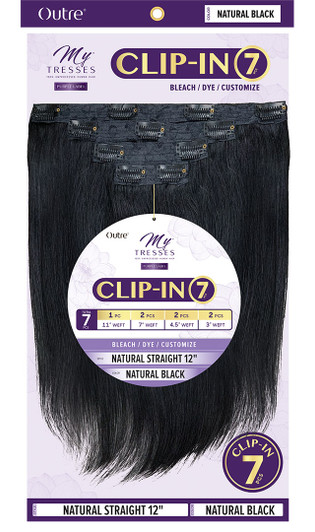 Outre MyTresses Unprocessed Human Hair Purple Label 7 Clip-In ...