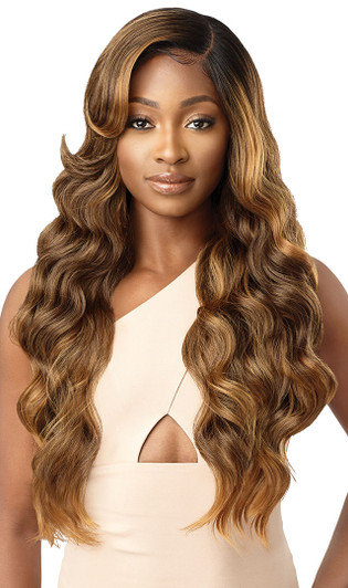 OUTRE Synthetic Melted Hairline Deluxe Wide Lace Part HD Lace Front Wig - ARIES OUTRE Synthetic Melted Hairline Deluxe Wide Lace Part HD Lace Front Wig - ARIES