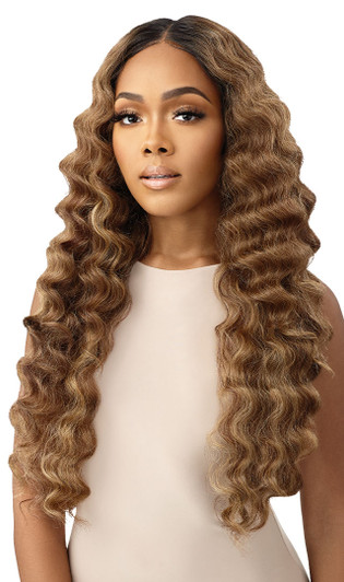 OUTRE Synthetic Melted Hairline HD Swiss Lace Front Wig - BRIALLEN