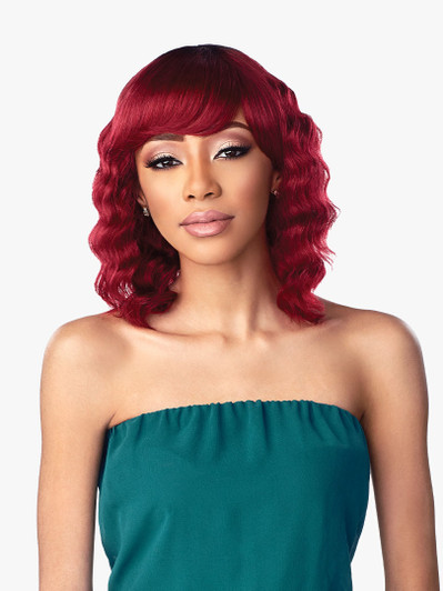 SENSANTIONNEL 10A 100% Unprocessed Virgin Human Hair Full Wig - LOOSE DEEP 12"