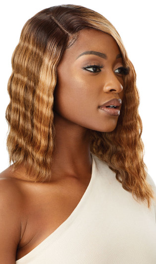 OUTRE Synthetic Pre-Plucked HD Transparent Lace Front Wig - SAFIRA