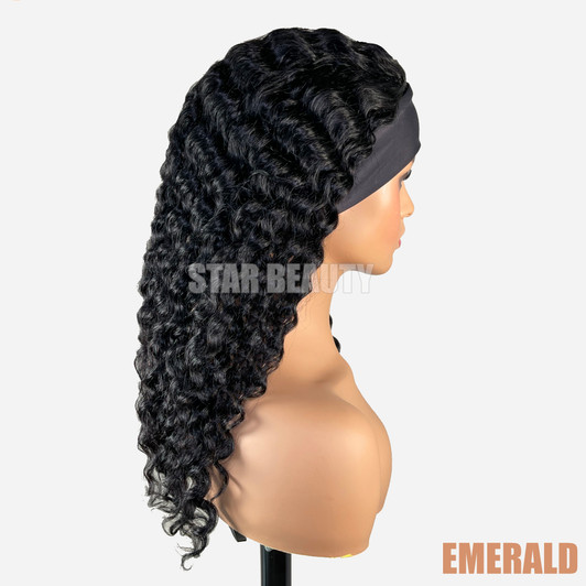 Bellatique 100% Human Hair Band Wig - EMERALD