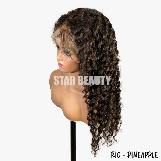 RIO 100% Human Hair Lace Frontal Wig - PINEAPPLE