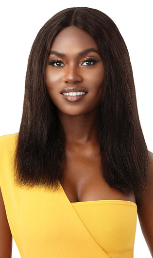OUTRE The Daily Wig 100% Unprocessed Human Hair Lace Part Wig HH-Wet & Wavy - Natural Wave 16