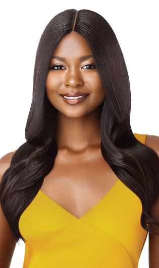 OUTRE The Daily Wig 100% Unprocessed Human Hair Lace Part Wig STRAIGHT V-CUT 22 OUTRE The Daily Wig 100% Unprocessed Human Hair Lace Part Wig STRAIGHT V-CUT 22