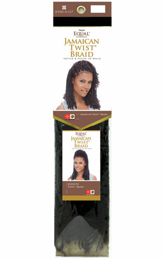 SHAKE N GO Equal Synthetic Hair Braids - JAMAICAN TWIST BRAID SHAKE N GO Equal Synthetic Hair Braids - JAMAICAN TWIST BRAID
