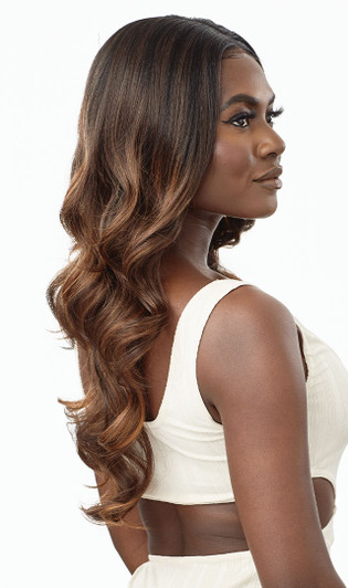 OUTRE 100% Human Hair Blend 13X6 HD Lace Frontal Wig 360 Lace - Maximina