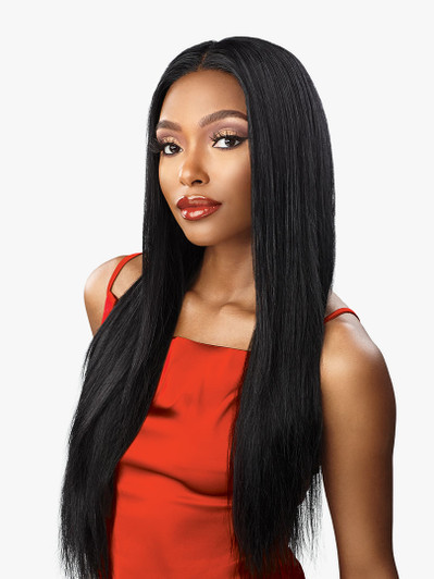 SENSATIONNEL 100% Virgin Human Hair 13X4 HD Lace Part Wig - 15A Straight 26