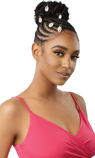 OUTRE Synthetic Pretty Quick Pony - Butterfly Jungle Wavy Box Braid 16