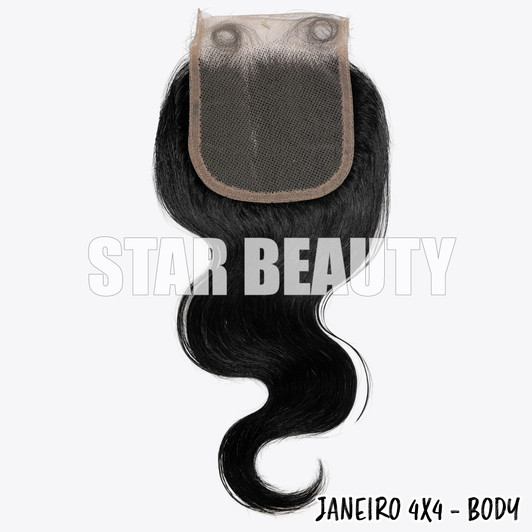 9A Janeiro Brazilian 100% Virgin Hair 4X4 Closure - BODY WAVE 9A Janeiro Brazilian 100% Virgin Hair 4X4 Closure - BODY WAVE