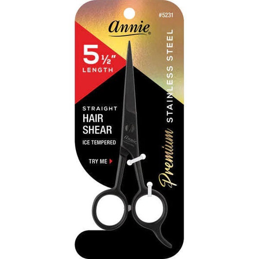 Annie Stainless Steel Straight Hair Shears