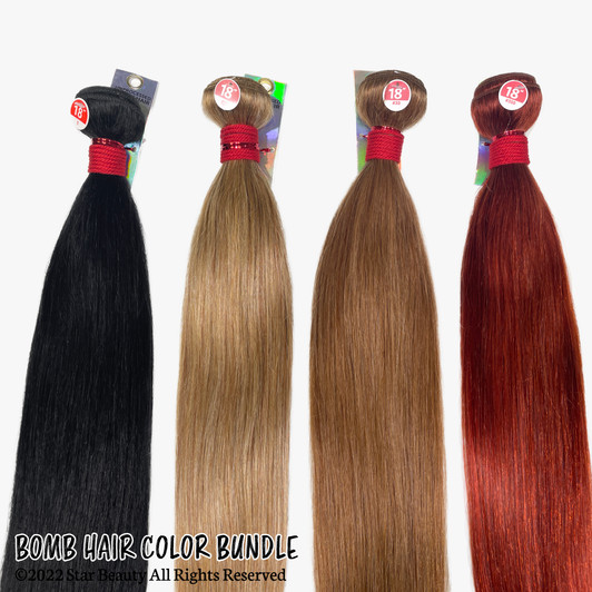 BOMB HAIR Single Bundle - Straight (10"- 24")