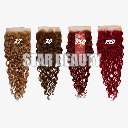 BOMB HAIR 4X4 Lace Closure - Water Wave (10"- 14")