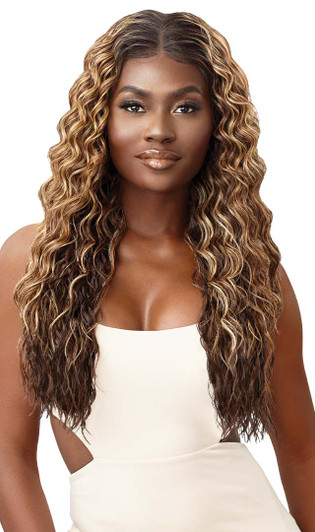 OUTRE 100% Human Hair Blend 13X6 HD Lace Frontal Wig 360 Lace - ANDREINA