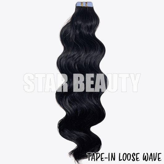 BOMB HAIR 100% Human Hair Tape-In Natural Wave (18"- 22") BOMB HAIR 100% Human Hair Tape-In Natural Wave (18"- 22")
