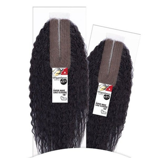 SHAKE N GO Organique  Mastermix Weave Lace Closure - Super Wave 16"