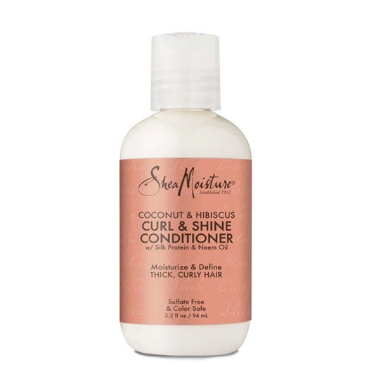 Shea Moisture Coconut & Hibiscus Curl & Shine Conditioner Travel Size (3.2 oz) Shea Moisture Coconut & Hibiscus Curl & Shine Conditioner Travel Size (3.2 oz)