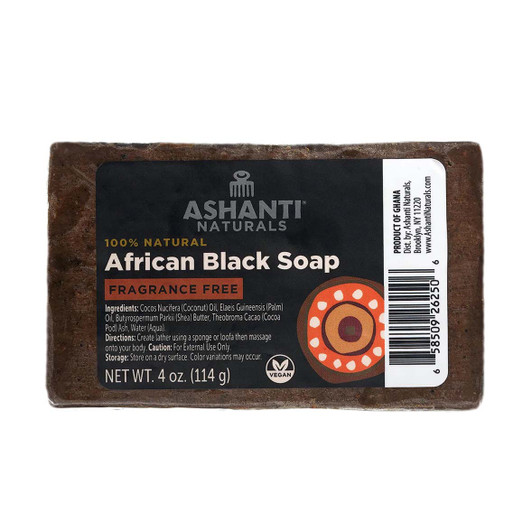 Ashanti African 100% Natural Black Soap (Fragrance Free) Ashanti African 100% Natural Black Soap (Fragrance Free)