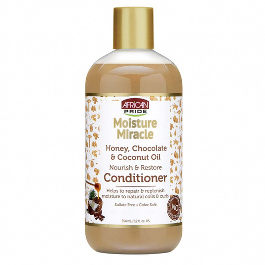 African Pride Moisture Miracle Honey, Chocolate & Coconut Oil Conditioner