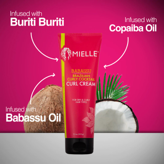 Mielle Babassu Brazilian Curly Cocktail Curl Cream