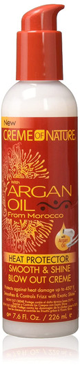 Creme Of Nature Argan Oil Heat Protector Smooth And Shine Blow Out Creme