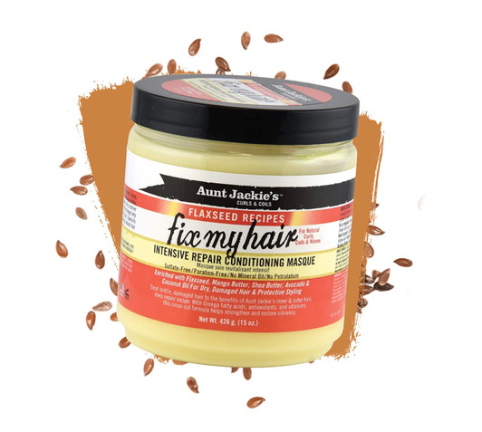 Aunt Jackie's Flaxseed Recipes Intensive Repair Conditioning Masque